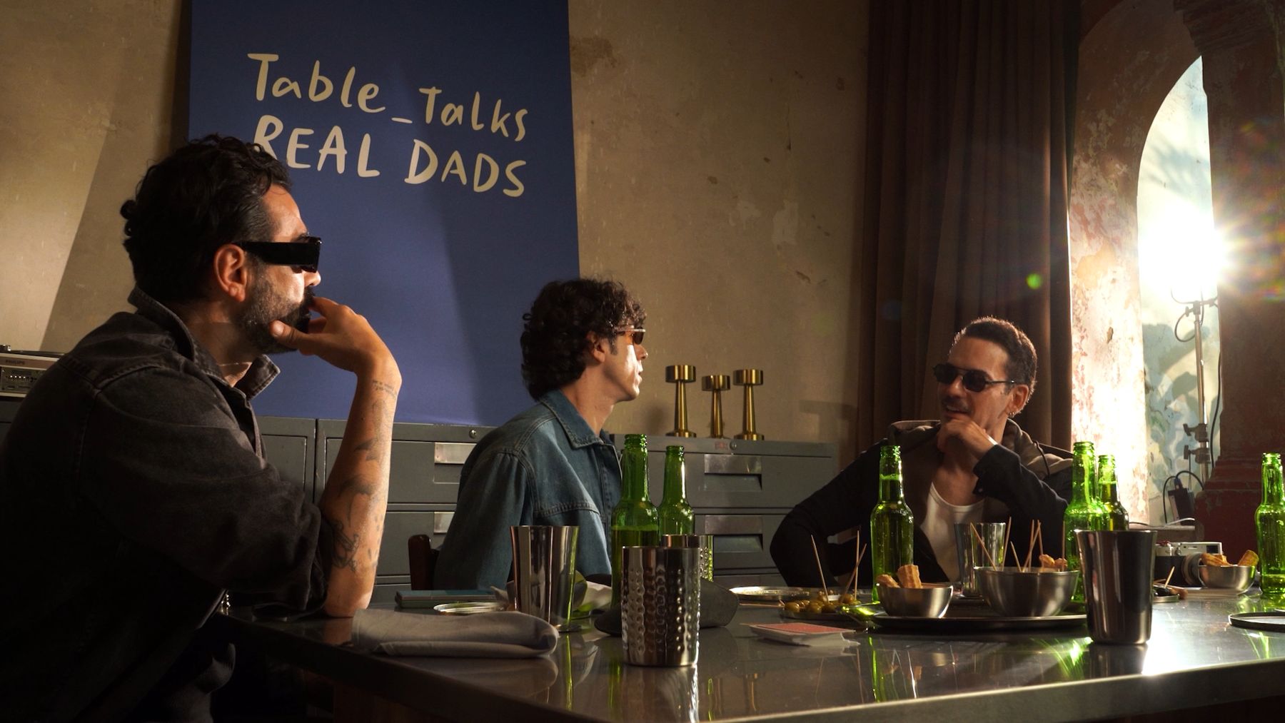 Rodaje de la campaña Table Talks Real Dads